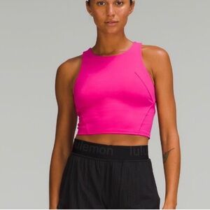Lululemon Athletica Hot Pink Crop Tank